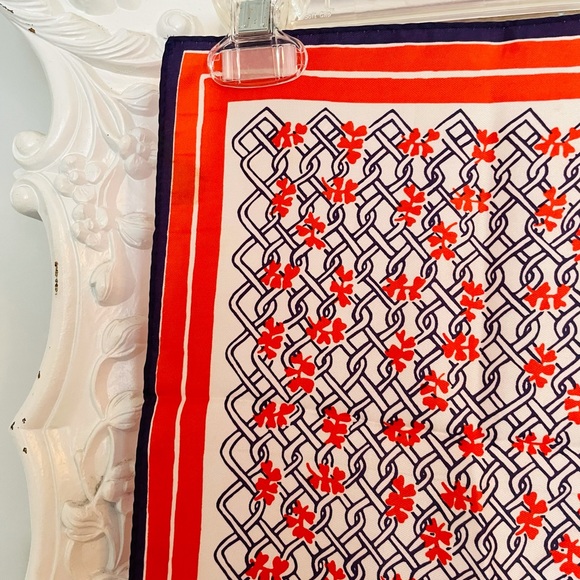 Vintage VERA GORGEOUS Geometric Print Scarf - Picture 9 of 9